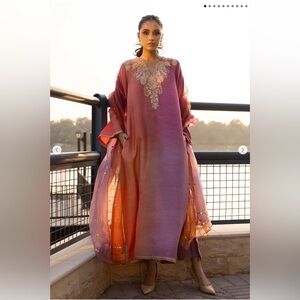 Farida hasan ombré outfit